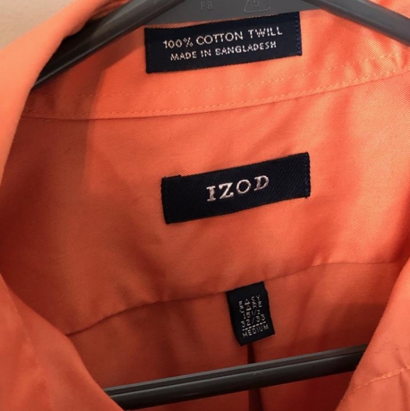 Izod button down shirt  Easy Care Size Medium - Picture 3 of 3